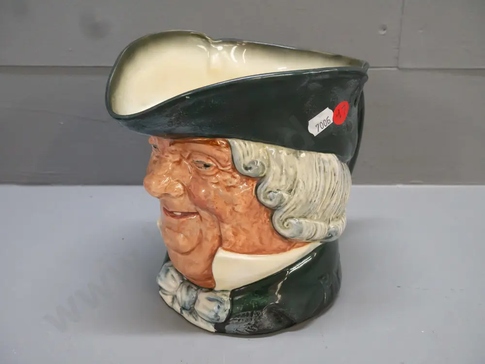 large Royal Doulton Parson Brown toby jug H-165 Image 1++