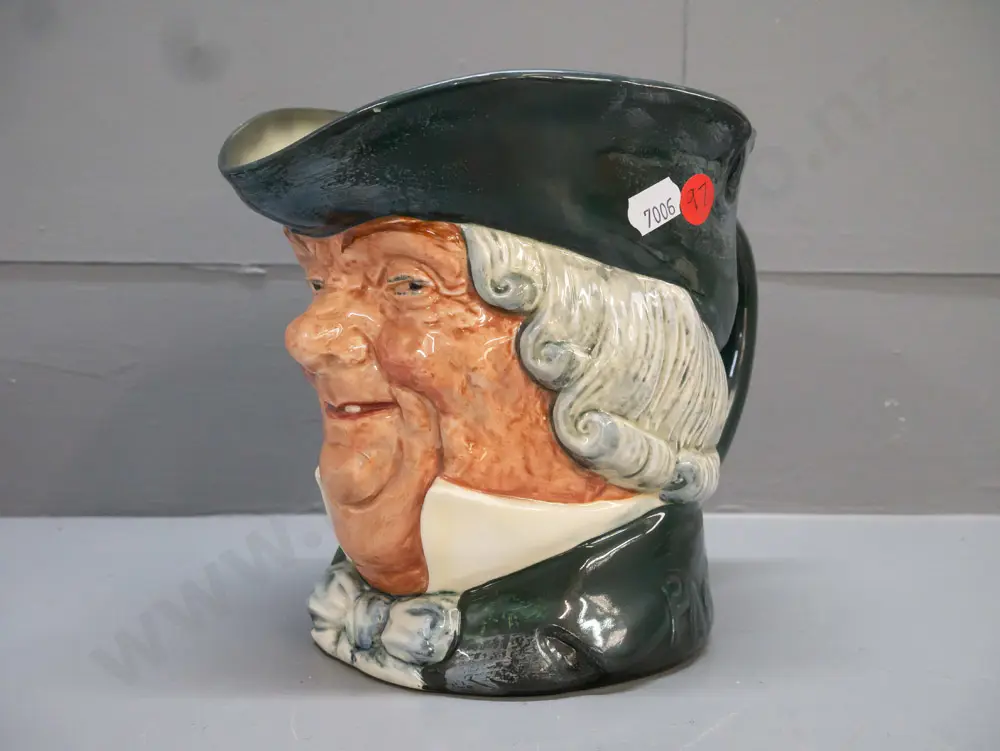 large Royal Doulton Parson Brown toby jug H-165 Image 1++