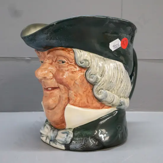large Royal Doulton Parson Brown toby jug H-165