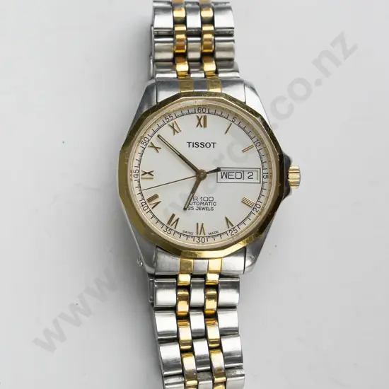 'Tissot' 2 tone Swiss automatic watch day /date - going