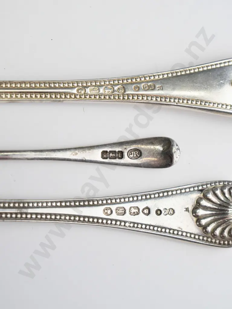 3 pieces of sterling silver cutlery - small King's pattern spoon L-155 & fork with "Brenda" engraved in handles, and a Image 1++