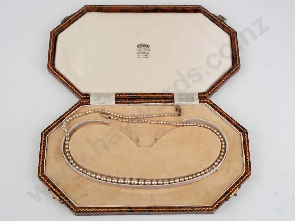 cased Lotus pearl necklace Image 1++