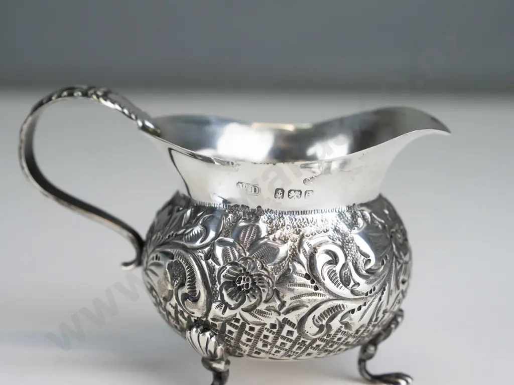 sterling silver milk jug EHM Birmingham  65gms Image 1++