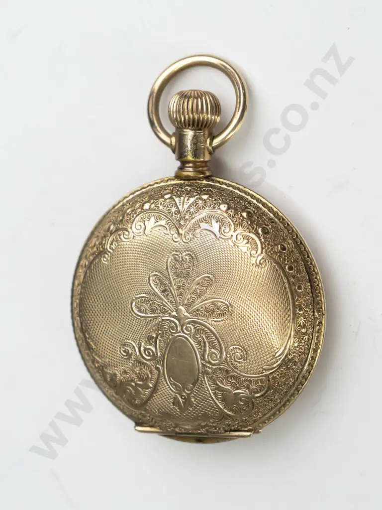 Elgin gold pocket watch 5 year case Image 1++