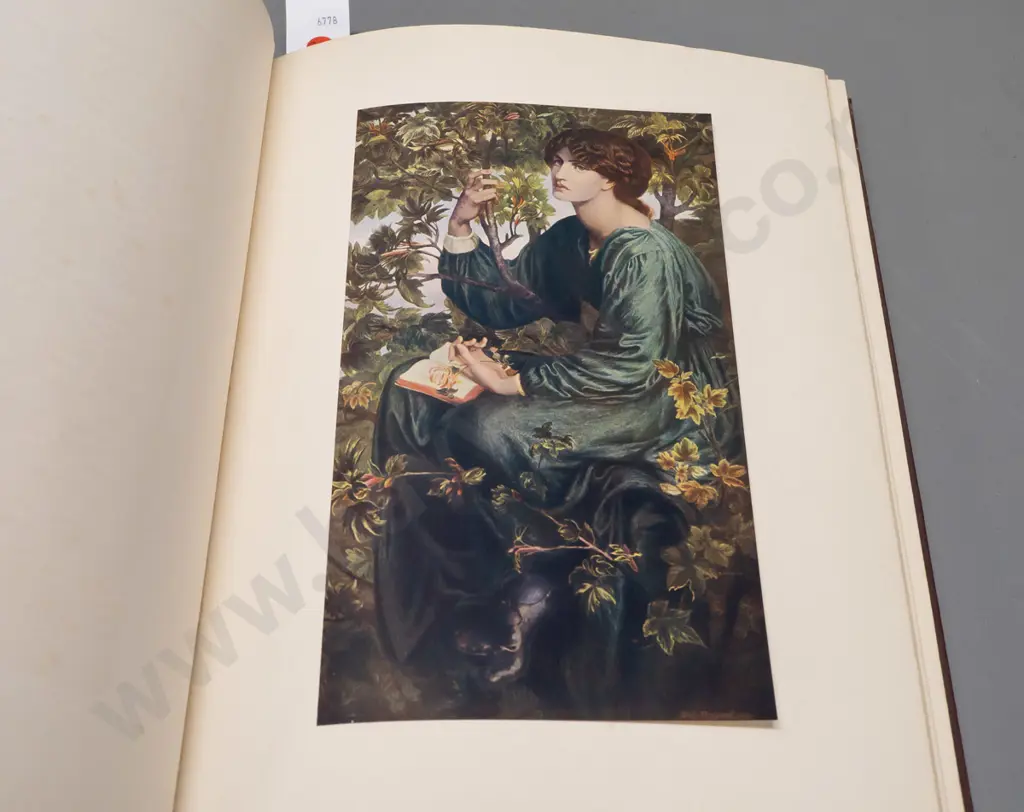 2 large volumes: collections of Famous Paintings pub. Cassell & Co. 1912 and 1913, w/ tipped-in colour prints, some may Image 1++