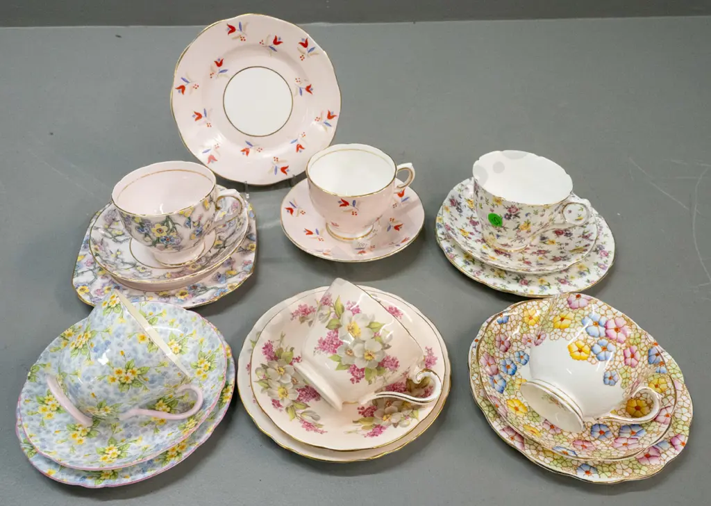 6x fine china trios Image 1++