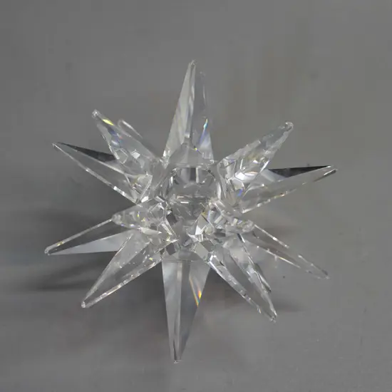 Swarovski crystal starburst candle holder in original box H-100