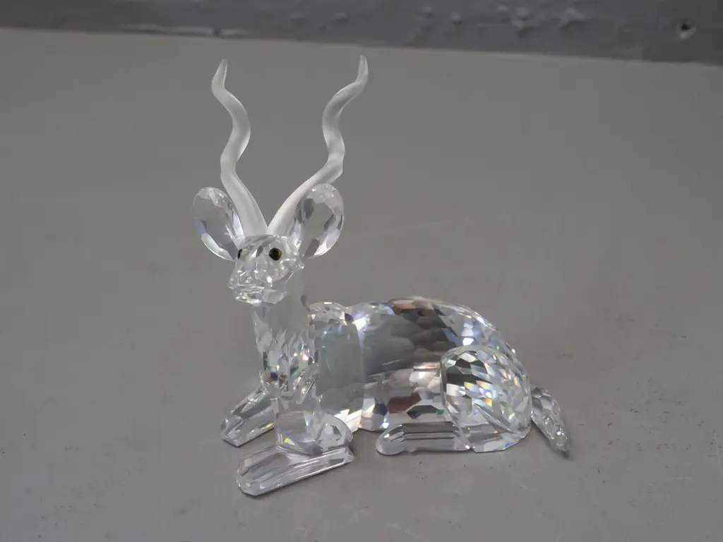 Swarovski crystal 1994 cased limited edition kudu figurine with booklets with original box - Inspiration Africa series Image 1++