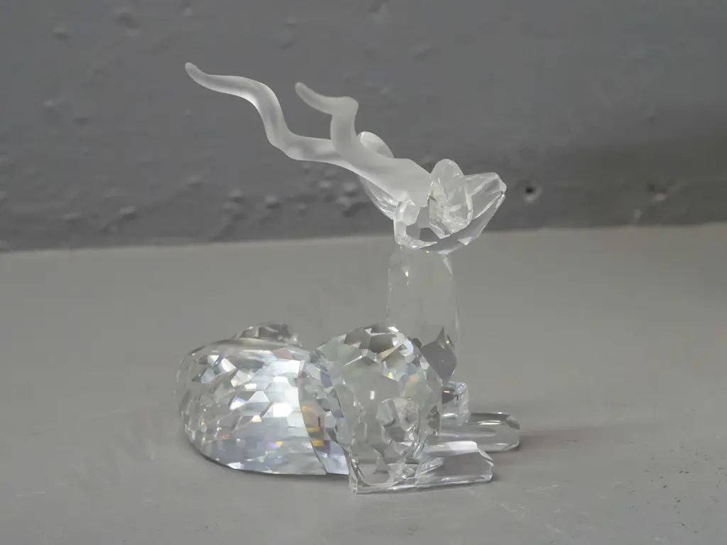 Swarovski crystal 1994 cased limited edition kudu figurine with booklets with original box - Inspiration Africa series Image 1++