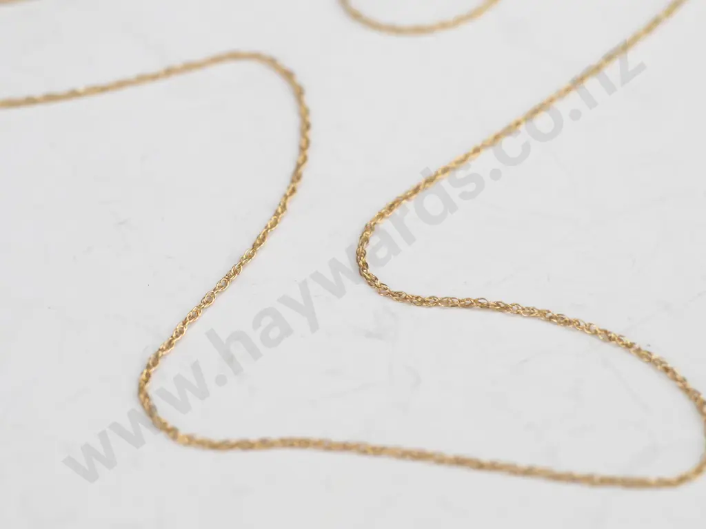 14kt gold chain (0.49gm) Image 1++