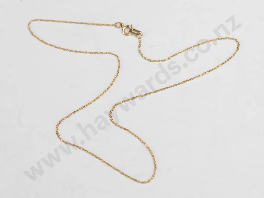 14kt gold chain (0.49gm) Image 1++