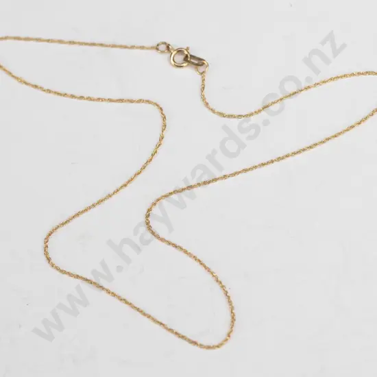 14kt gold chain (0.49gm)