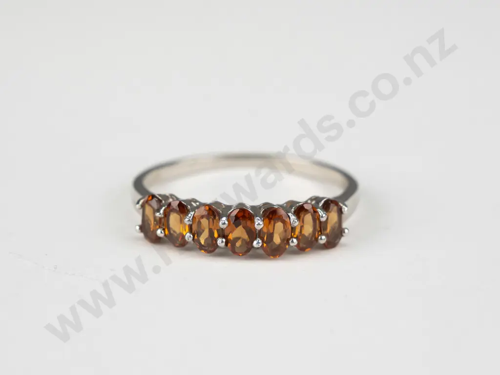 sterling silver citrine ring 2gms Image 1++