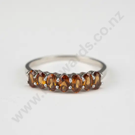 sterling silver citrine ring 2gms