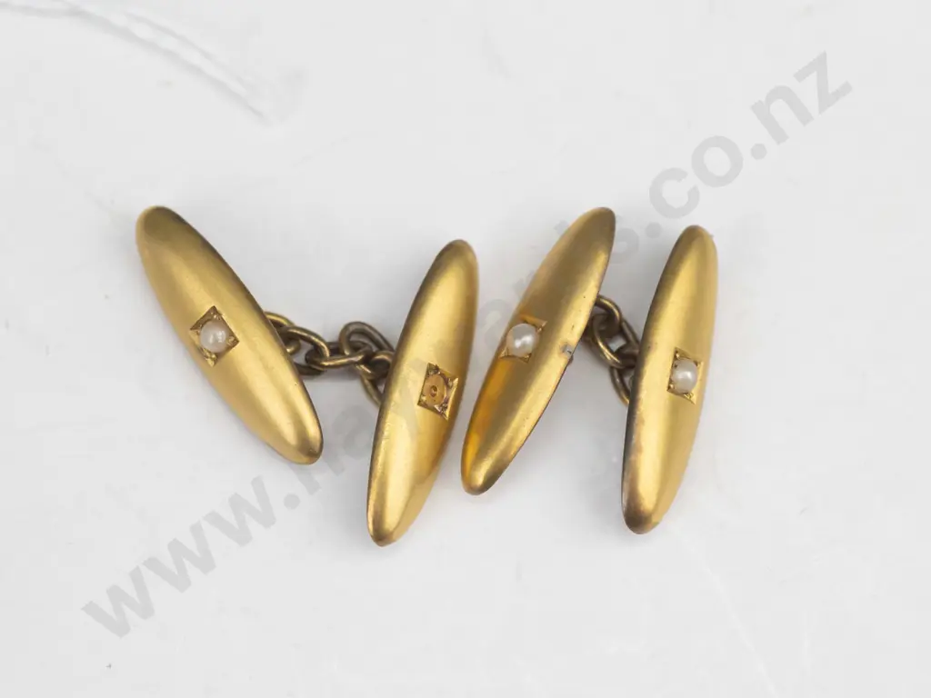 18ct cufflinks 5.3gm Image 1++
