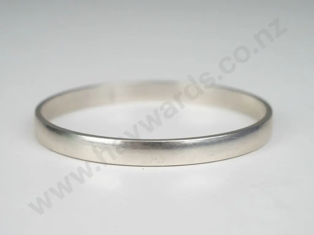 silver bangle stamped sil - 36gms Image 1++