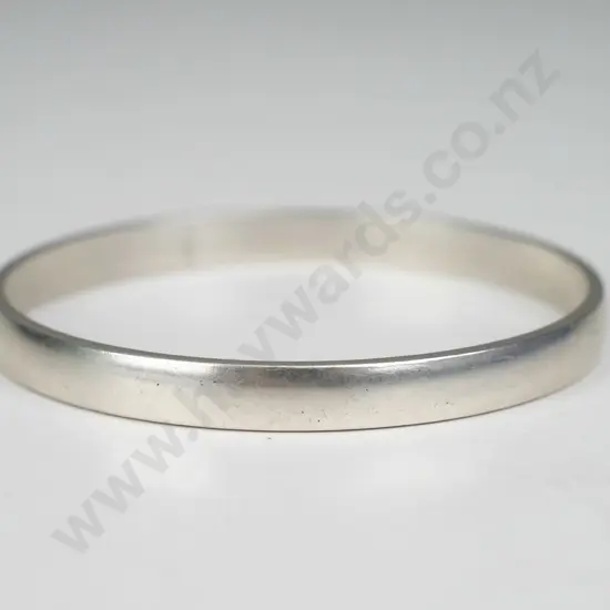 silver bangle stamped sil - 36gms
