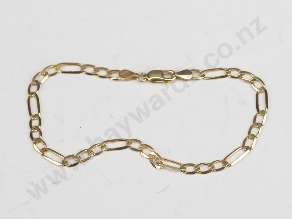 9ct gold bracelet - stamped 375  (2.67gm) Image 1++