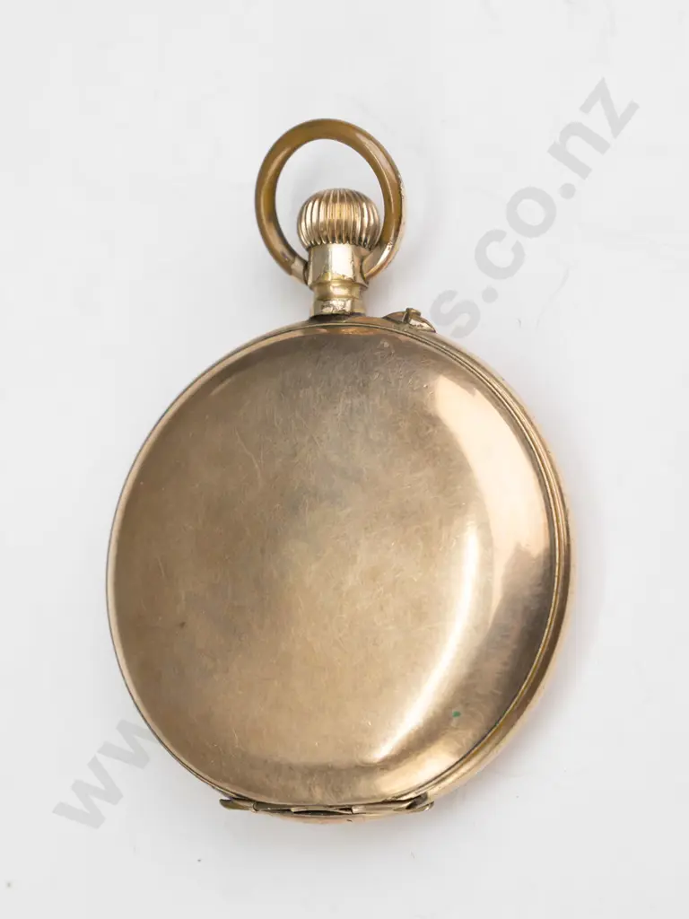 Swiss gold pocket watch 'Sirdar 15 jewels going - 10 year case Image 1++
