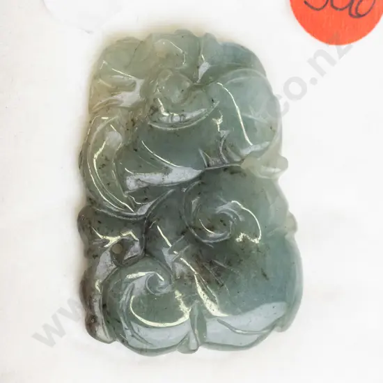 piece of carved greenstone