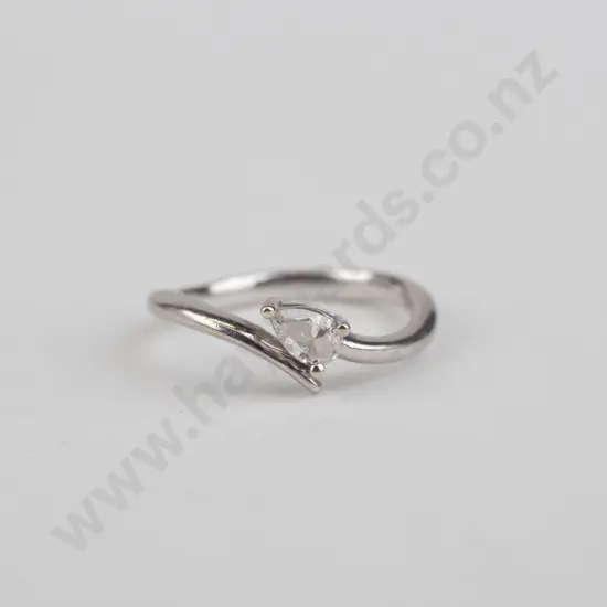 9ct lab-created diamond .20ct size H with valuation