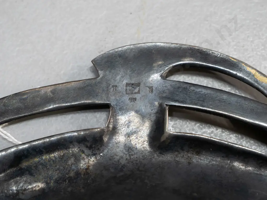 German nouveau style pewter or white metal plaque with Diana hunting scene, WMF (Würtemburgische Machin Fabrik) Image 1++