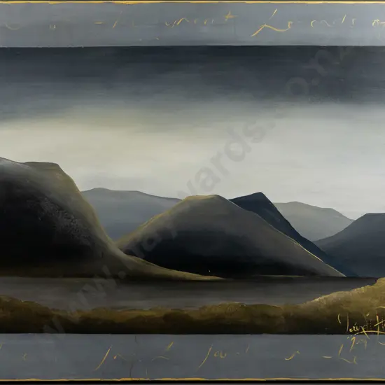 Daina O'Hagan 2009 - acrylic on board "Into The Distance" H610 W73