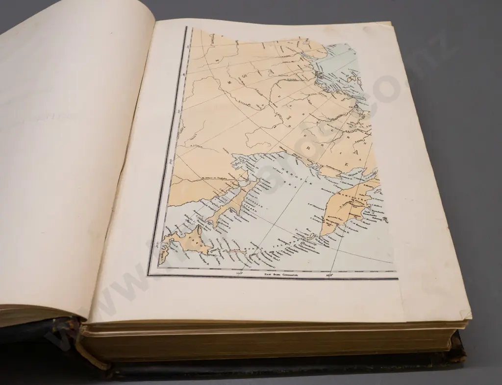 leather bound Arctic Expeditions from British and Foreign Shores by D. Murray Smith - pub. 1877 by M'Gready, Thomson & Image 1++