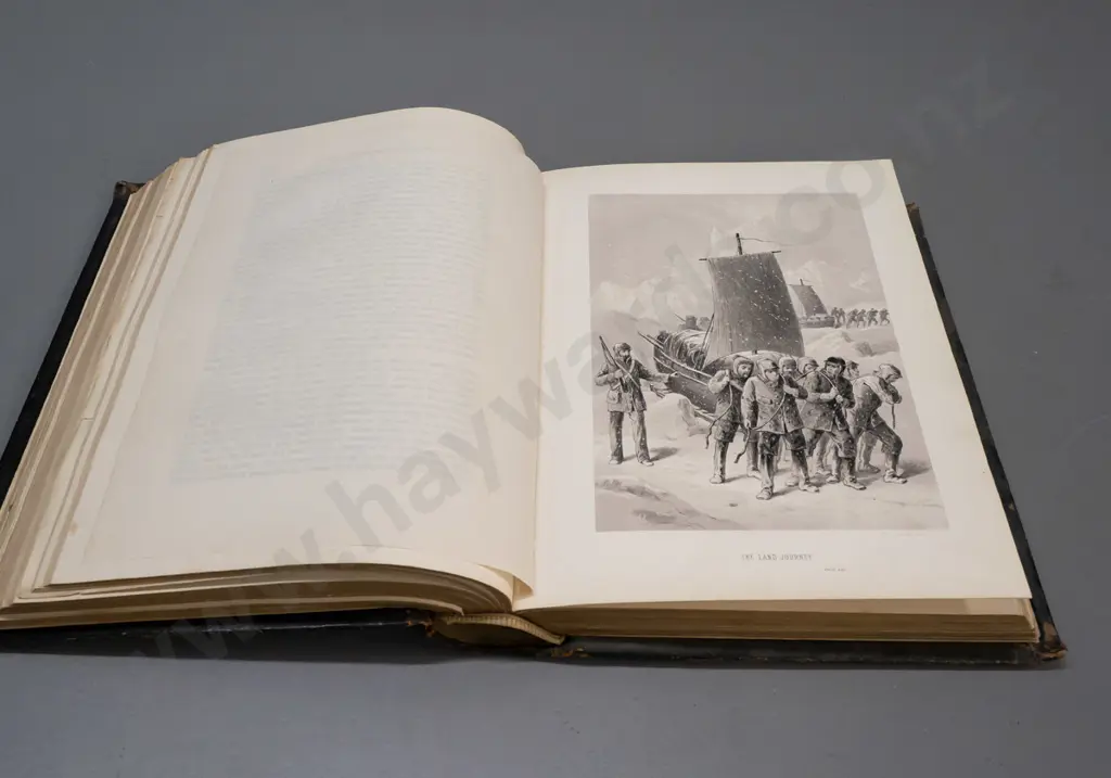 leather bound Arctic Expeditions from British and Foreign Shores by D. Murray Smith - pub. 1877 by M'Gready, Thomson & Image 1++