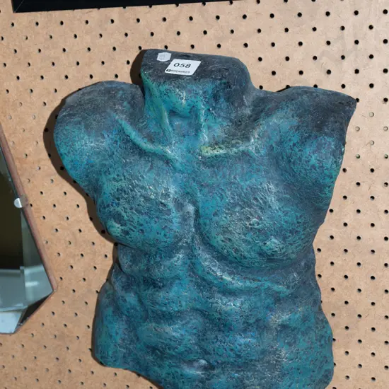 composite wall art male torso H-350