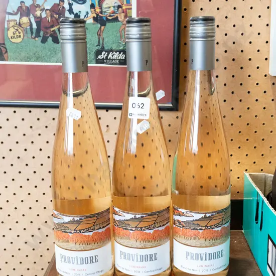 3 bottles Providore blanc de noir wine