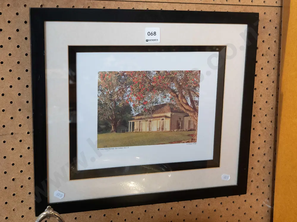 framed print - Treaty House - Waitangi NZ Image 1++