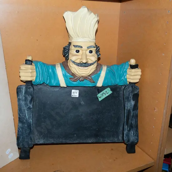composite chef themed menu board H520