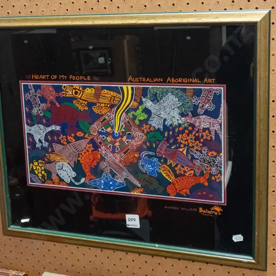 framed print on fabric 