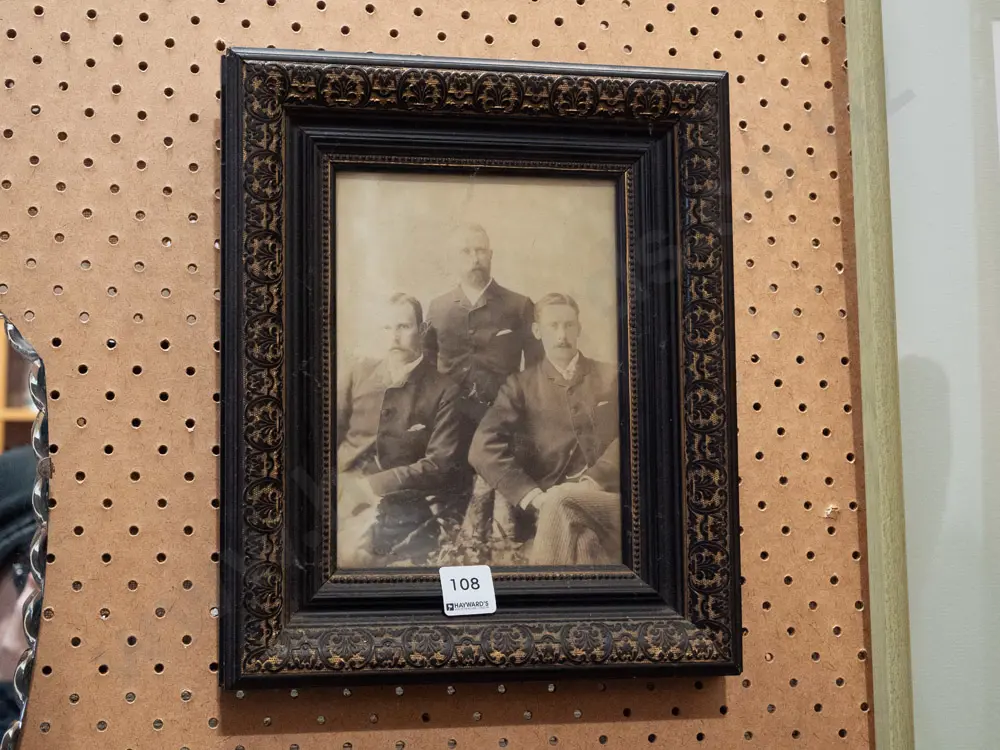 framed photo print - three gentleman Image 1++