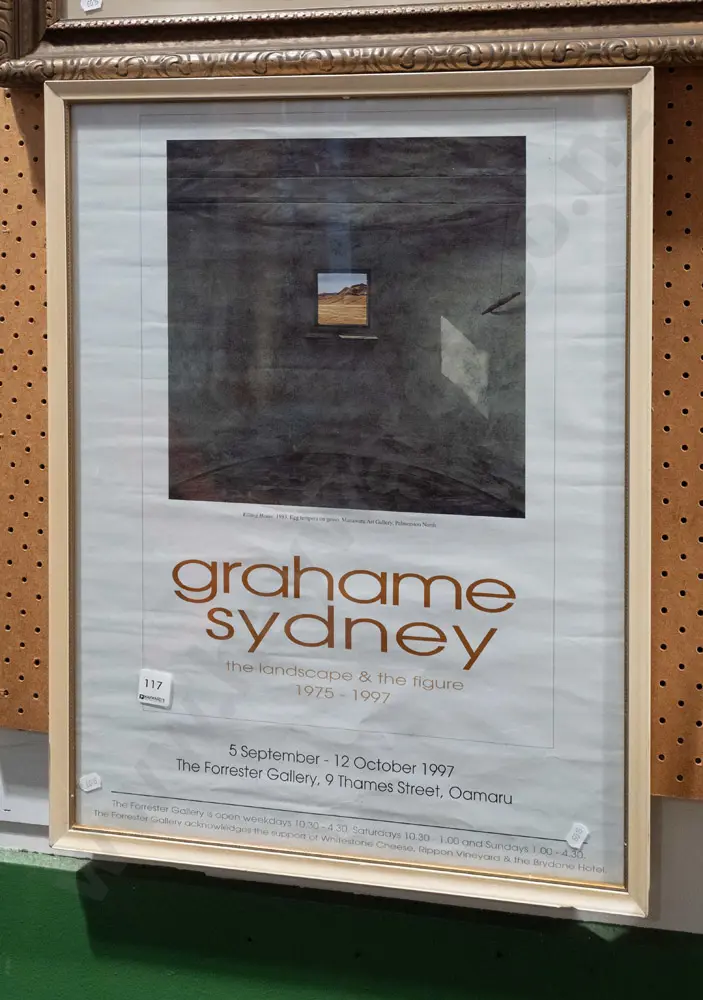 framed Grahame Sydney poster print - wrinkling Image 1++
