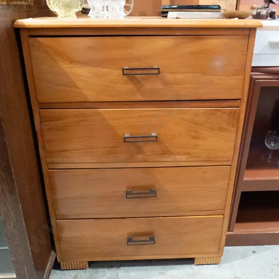 rimu 4 drawer chest H900 W620 D350