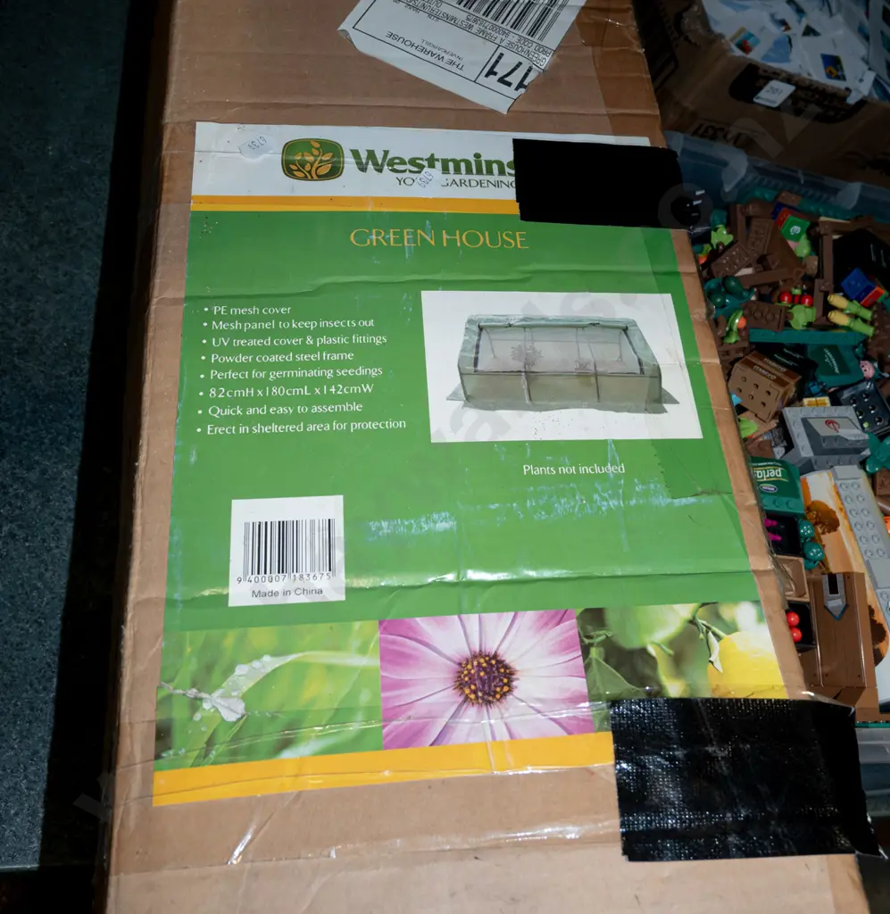 boxed Westminster greenhouse Image 1++