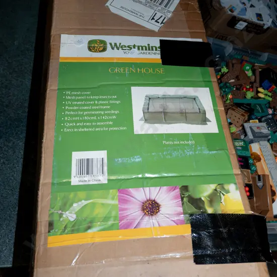 boxed Westminster greenhouse