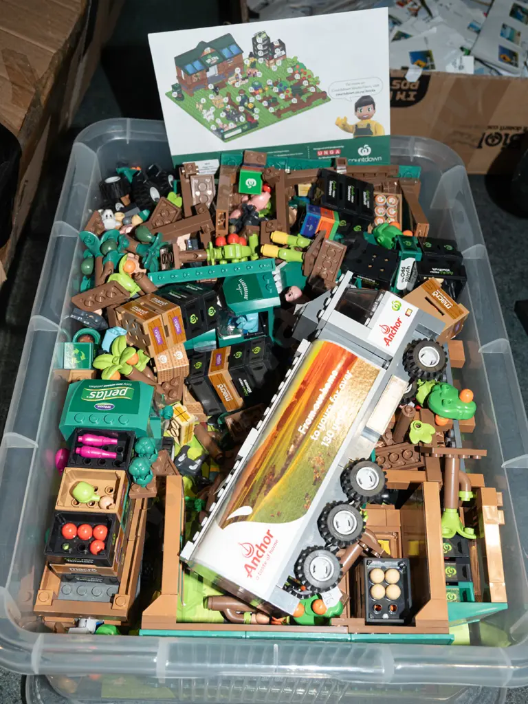 plastic container of Countdown bricks Image 1++