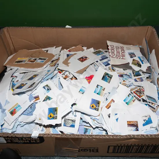 box of stamps