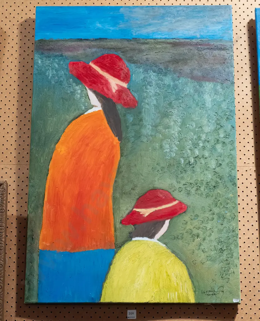Justin Morshuis oil on boxed canvas  - Taieri H915 W610 Image 1++