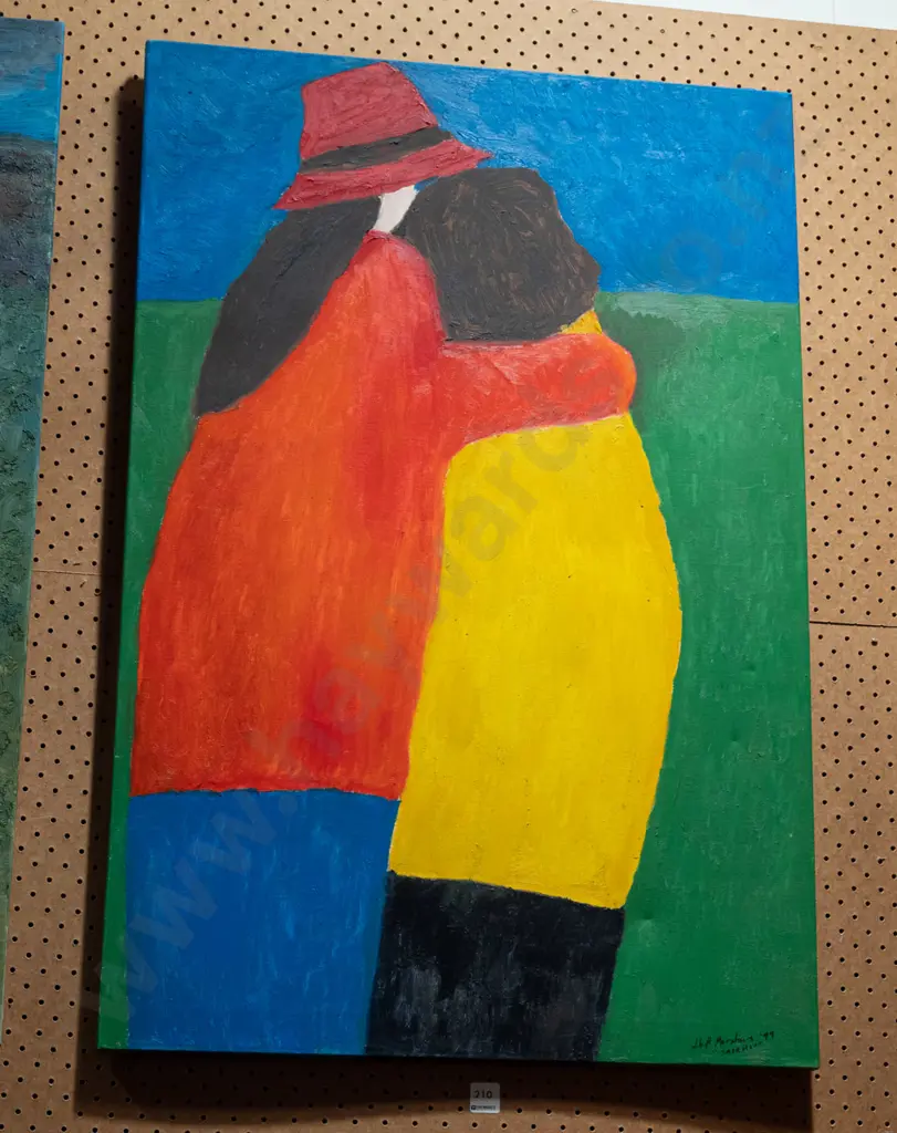 Justin Morshuis oil on boxed canvas  - Taieri H915 W610 Image 1++
