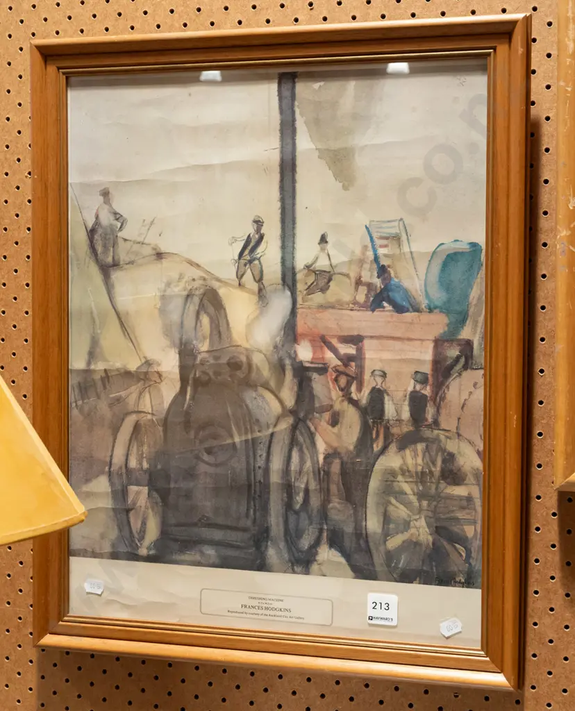 framed Frances Hodgkins print - wrinkles Image 1++