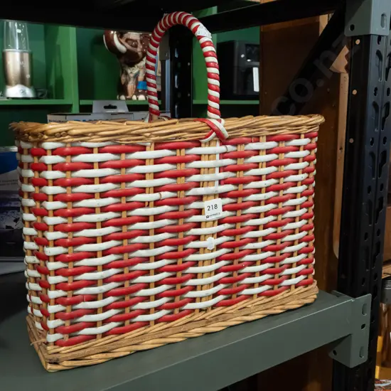 woven cane basket 
