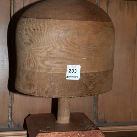 wooden hat block H280