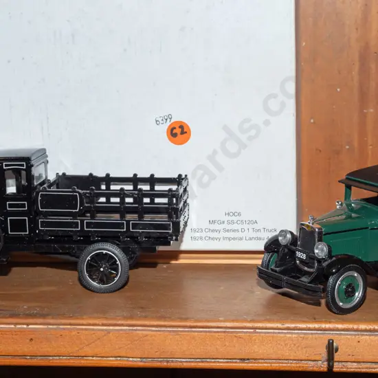 2x diecast model vehicles