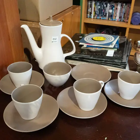 Poole 11 piece coffee set