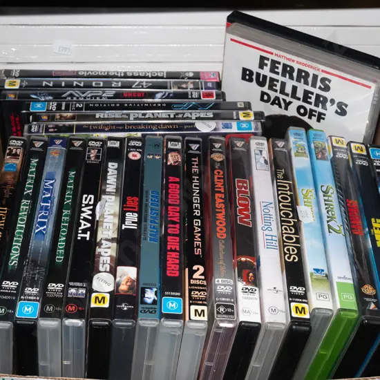boxed DVDs