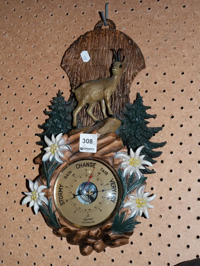 plastic goat themed barometer Image 1++